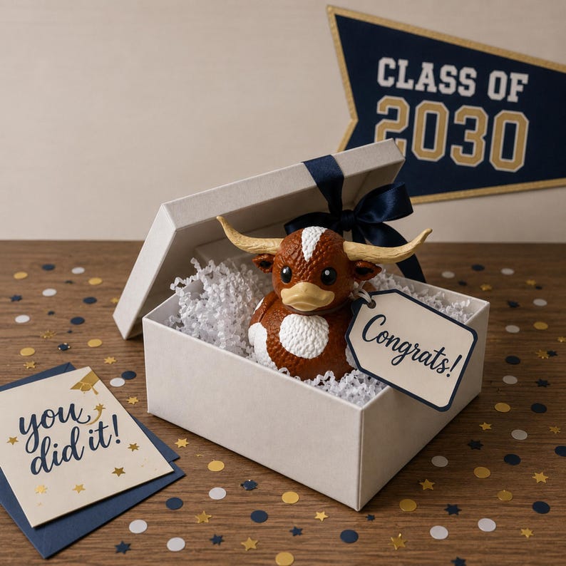 Decoración para el tablero del Texas Longhorn Duck, regalo coleccionable para estudiantes universitarios, accesorio para el escritorio de la residencia estudiantil, recuerdo para fanáticos del fútbol americano. imagen 8