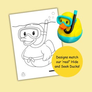 Cruise Coloring Book Kids Cruise Entertainment Activity Printable Duck Hide Seek Family Fun Vacation Memory Keepsake Gift Travel Art Project image 7