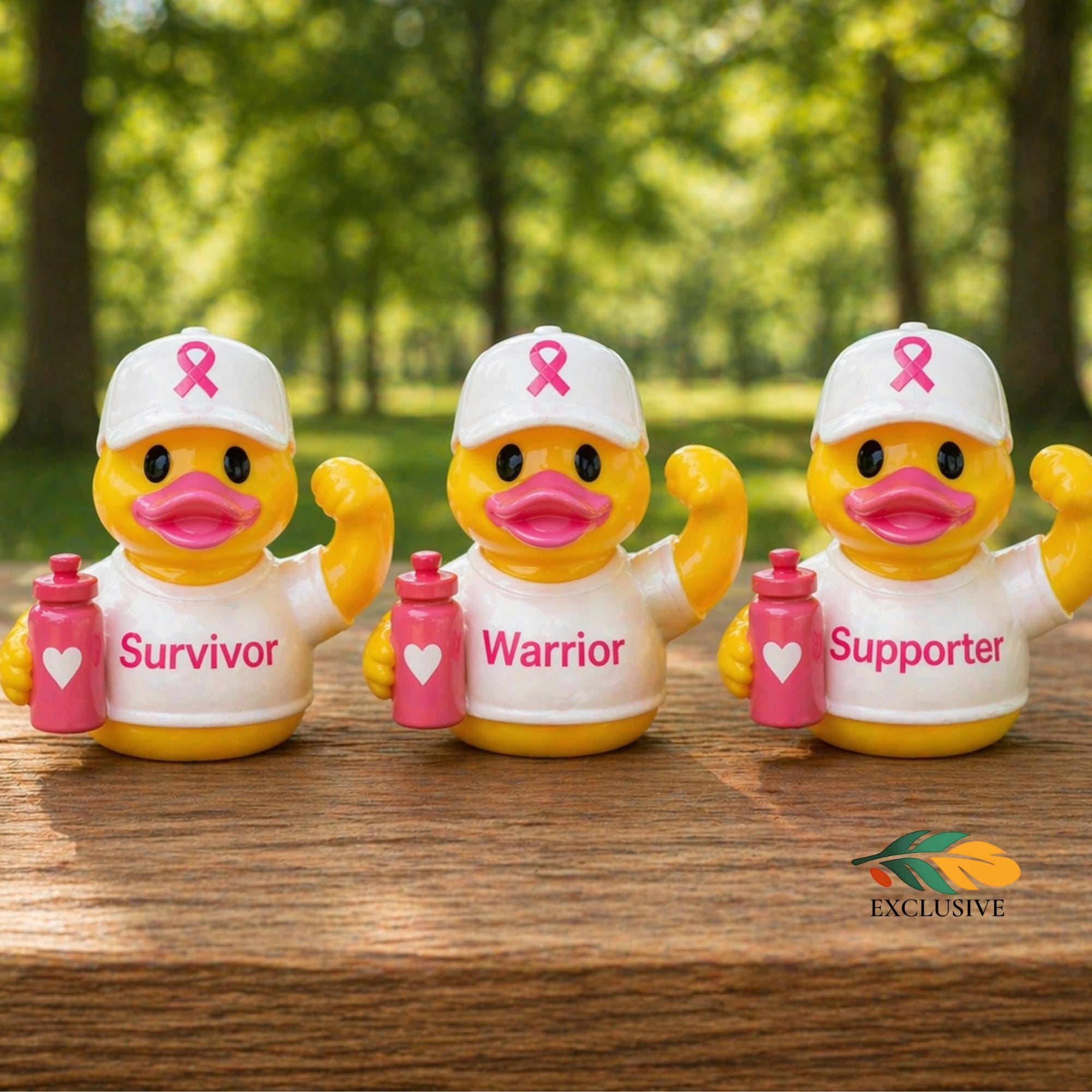 Breast Cancer Duck Dashboard Custom Thank You Accessory Thoughtful Gift ...