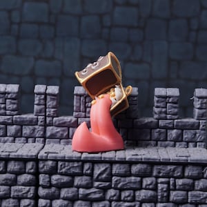 DnD Mimic ShapeChanger Miniature Monster for Tabletop Role Play Games Striking Design Standing Mimic Gift for TTRPG Dungeon and Dragon Fans