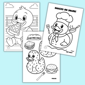 Cruise Coloring Book Kids Cruise Entertainment Activity Printable Duck Hide Seek Family Fun Vacation Memory Keepsake Gift Travel Art Project image 6