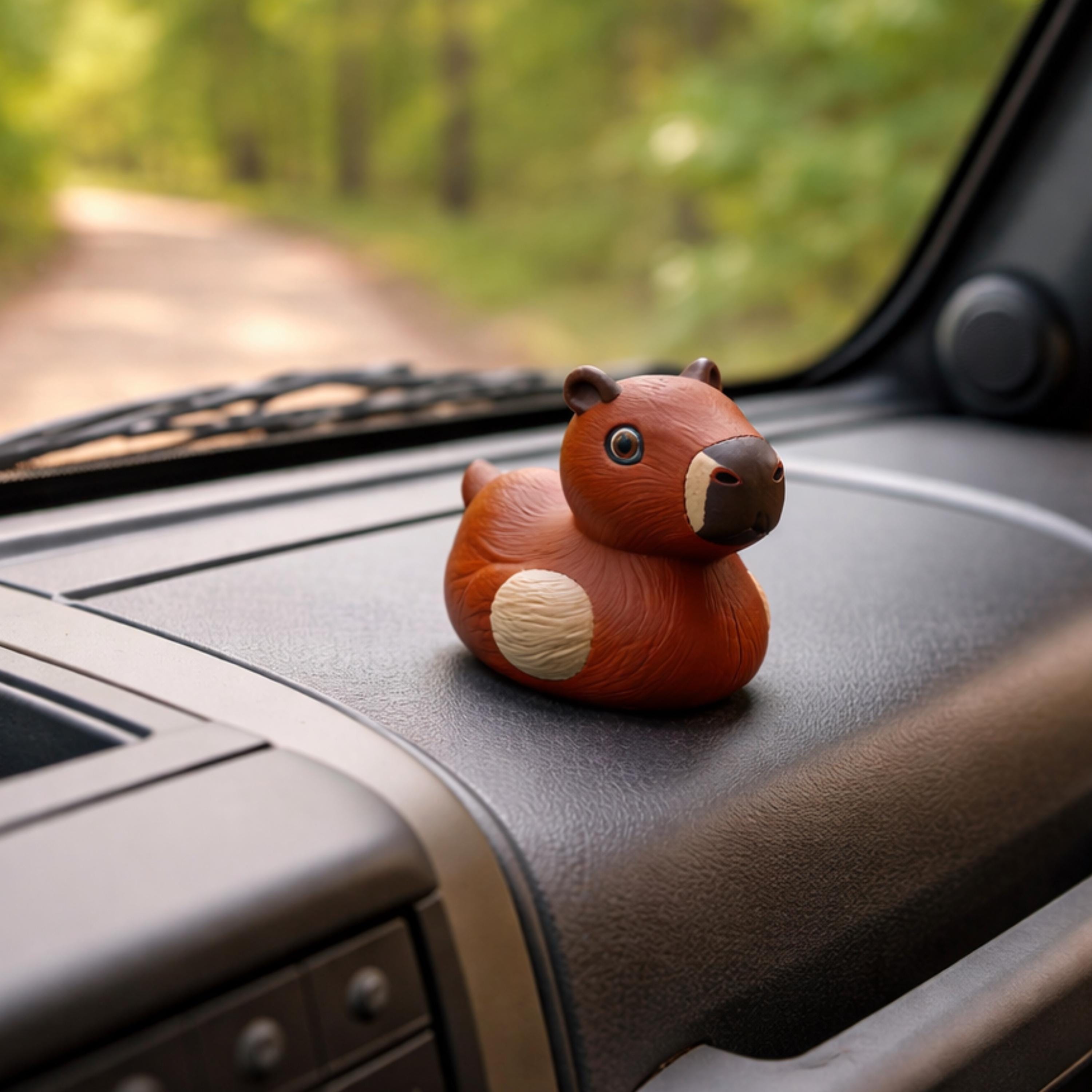 Capybara Duck 3D Printed 4x4 Dashboard Ducking Cruise Hide and Seek ...