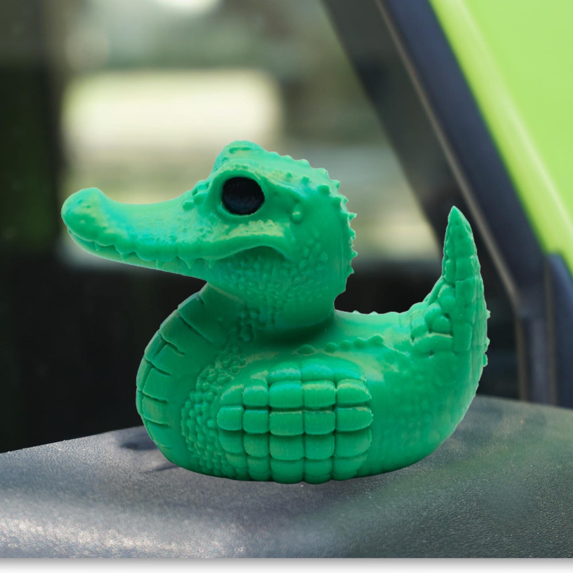 Gator Duck Gift for 4x4 Ducking Fans Florida Swamp Trail Dashboard Duck UF Football Fan Gift Alligator Hide and Seek Duck Off-Road Keepsake
