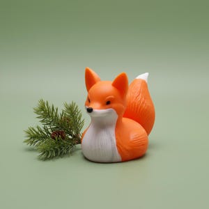 Fox Duck Gift 4x4 Decoration Dashboard Accessory Trail Adventure Gift Woodland Animal Cake Topper Birthday Favor Rustic Design Vehicle Fox