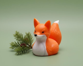 Fox Duck Gift 4x4 Decoration Dashboard Accessory Trail Adventure Gift Woodland Animal Cake Topper Birthday Favor Rustic Design Vehicle Fox