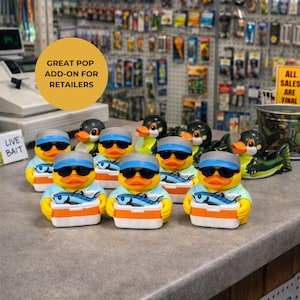 Fishing Duck Decor Duck Hunter Decoration Cabin Decor Fishing Enthusiast Present Desk Ornament Dashboard Fisherman Funny Gift Tackle Box image 13
