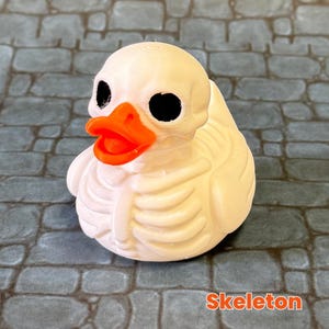 Skeleton Mariachi Duck Dashboard Decoration Display Altar Item Dia Muertos Collectible Figure 3d Printed Sombrero Spooky Fun Duck Gift image 9