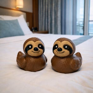 Sloth Duck Figurine Funny Animal Decoration 4x4er Dash Display Desk Accessory Cute Ducky Collectible Statue Unique Cruise Gift Ducking Game image 7