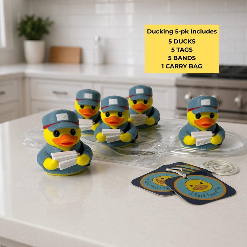 Occupational Appreciation Gift Postal Worker Dashboard Duck Mail Carrier Present Delivery Driver Desk Buddy Funny Figurine Car Accessory Vehicle Ornament Thank You Gift Employee Recognition Coworker Present Novelty Collectible 3D Printed