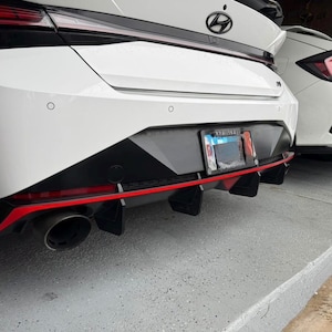 elantra N diffuser extension only fits 22-23