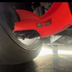 Elantra n 3d printed brake cooling ducts