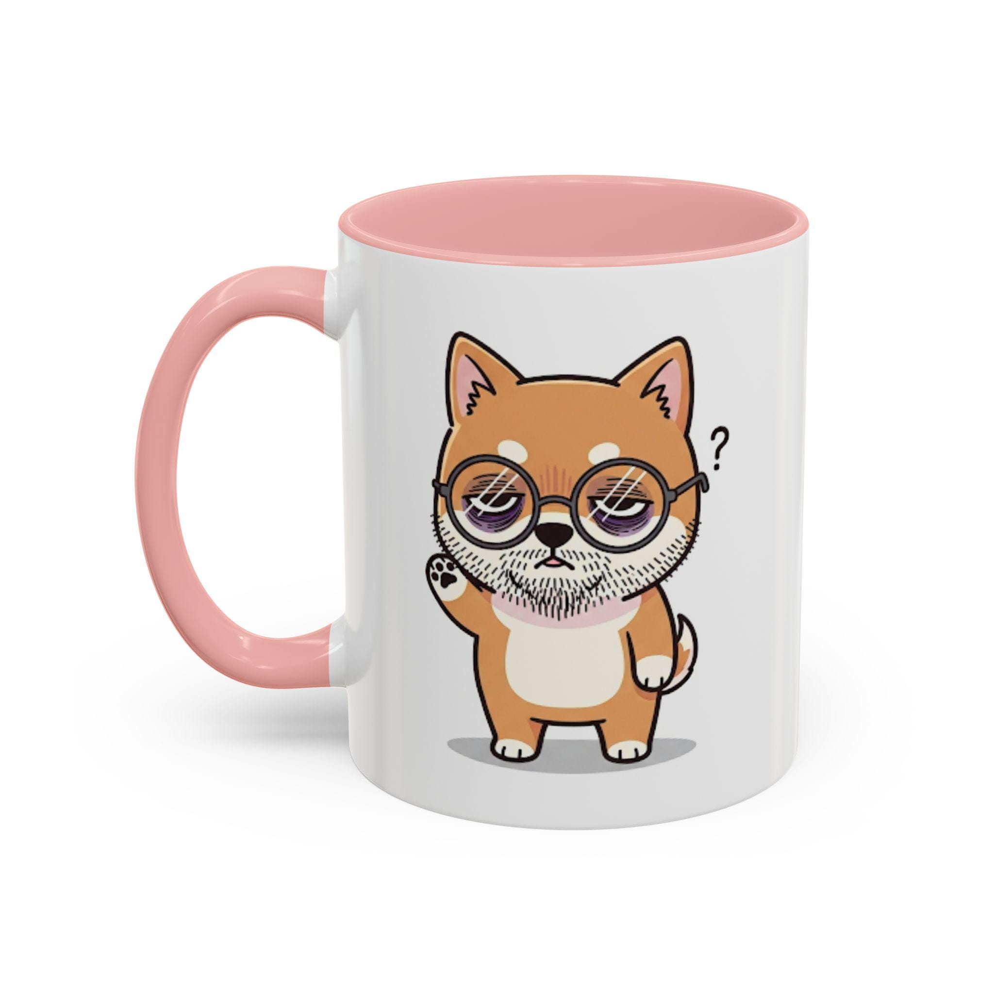 Tired Dog Coffee Mug: Handmade Ceramic Animal Lover Gift - Etsy