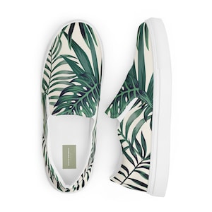 Jungle men&#39;s laceless canvas tennis shoes