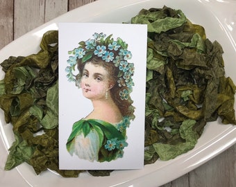 FOREST FAIRY- crinkled seam binding