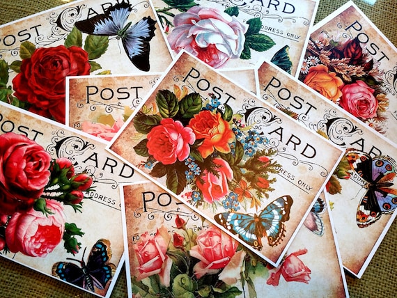 Classic Garden Flowers | Assorted 8 Card Set Classic Garden Flowers | Assorted 8 Card Set