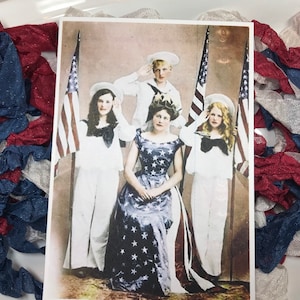 MISS LIBERTY- crinkled seam binding