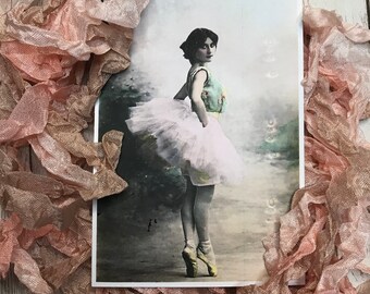 TUTU: Hand-Dyed Crinkled Rayon Seam Binding in shades of blush, pink & taupe, 12 yards