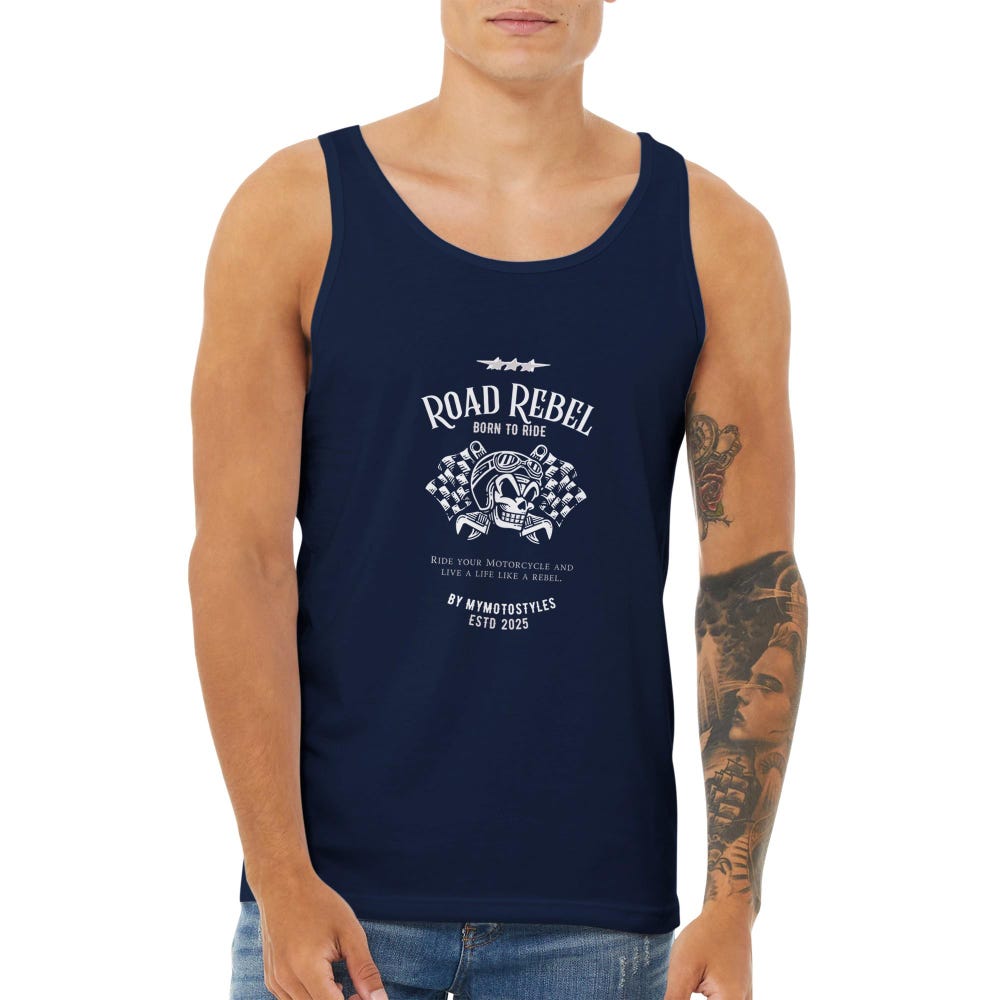 Biker Tank Top - Cool Design - Men'S Shirt - Biker Gift Alwasky