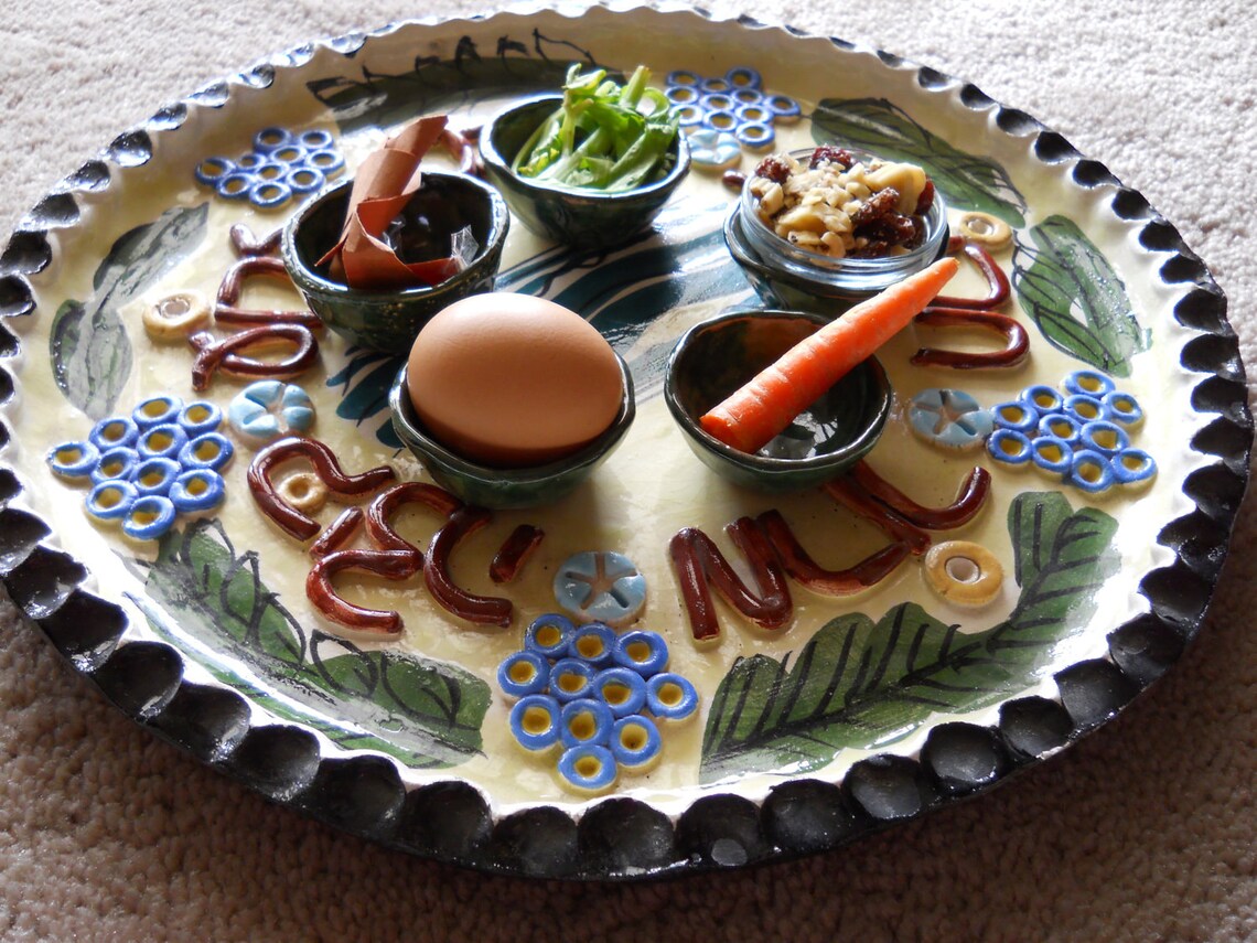 Passover plate | Etsy