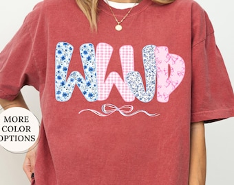 Comfort Colors® WWJD Tee, What Would Jesus Do Christian Tee, Floral Faith Tee, Religious Apparel, Spiritual Gift, Cute Girl Bible Verse Tee