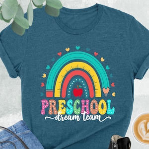 Preschool Dream Team Shirt, Preschool Teacher Shirt, Preschool Team T-Shirt, Back To School Shirts, PRE-K Shirt, Preschool Gift, Pre-K Squad