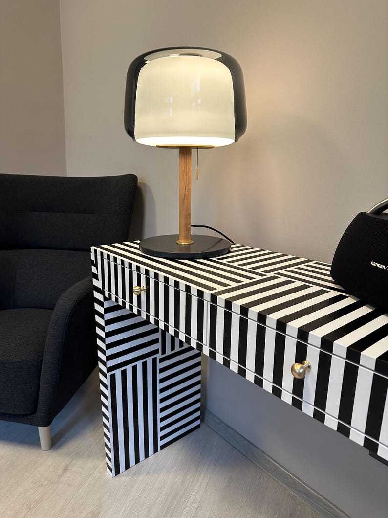 Console Table, Optical Illusion Furniture, Handmade Designer Desk ...