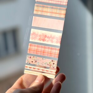 Washi Tape Samples - Notebook Therapy - Flower Mystery - Vintage - Rozenthema - Roze - Bloemen
