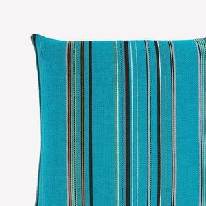 Maharam Pillow Cover Maharam Paul Smith Point fabric Cyan / Turquoise Many Sizes Available image 2