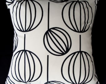 Mid Century Modern Throw Pillow Cover George Nelson BUBBLE LAMPS - Various Sizes Available