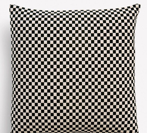Checker Midcentury Modern Pillow Cover Alexander Girard Etsy