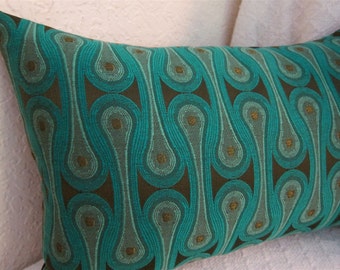 Mid Century Pillow -  Peacock Pillow Cover - Design 9297 by Josef Hoffmann - NEARLY SOLD OUT