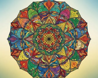 Mandala Coloring Book for Adults - Self Calm -  28 Printable Pages (PDF)