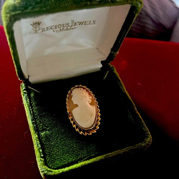 12K Gold Filled Cameo