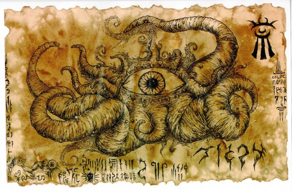 Shuma Gorath scroll - Etsy Nederland
