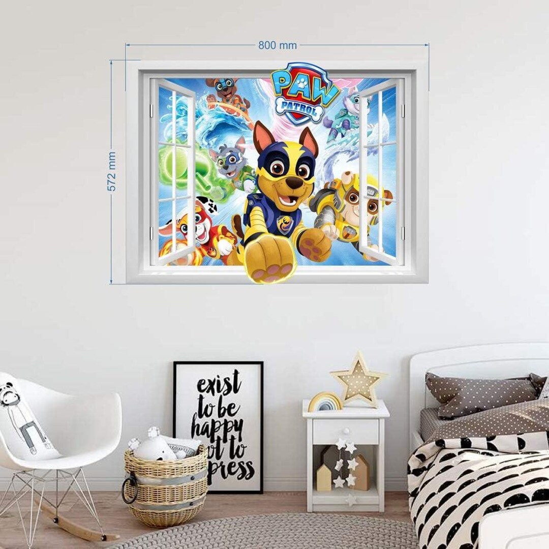 Luxus Paw Patrol Wandtattoo Bild