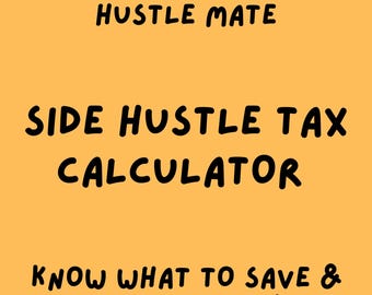 Side Hustle Tax Calculator | Self-Employed Tax Planner | Real-Time Tax Estimator | P&L Tracker