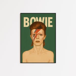 Poster di Bowie – Ziggy Stardust Lightning Icon Wall Art