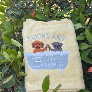 Towel Pattern Machine Embroidery Design, Embroidered Towel, Embroidered Hand Towel, CustomTowels,  Embroidered Hand Towels
