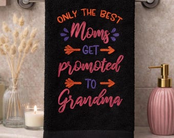 Mother's Day Towel, Modern Bathroom Decor, Towel