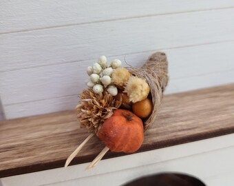 Fall Cornucopia for Dollhouse 1:12