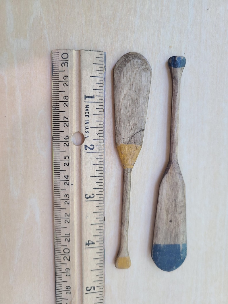 Oars Ruler Nautical Canoe Paddles Boat Oars for Dollhouse Miniatures 1:12 Scale - Etsy