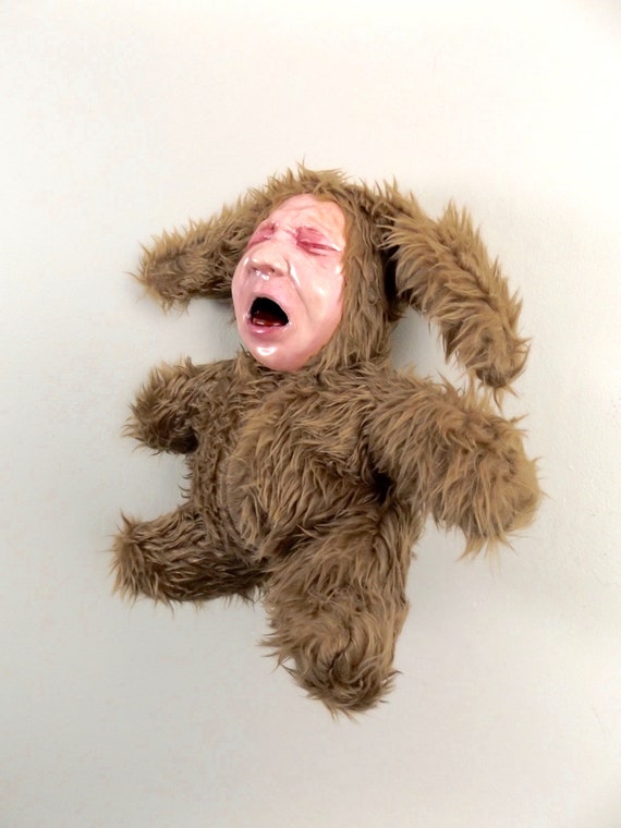 cry baby rabbit doll