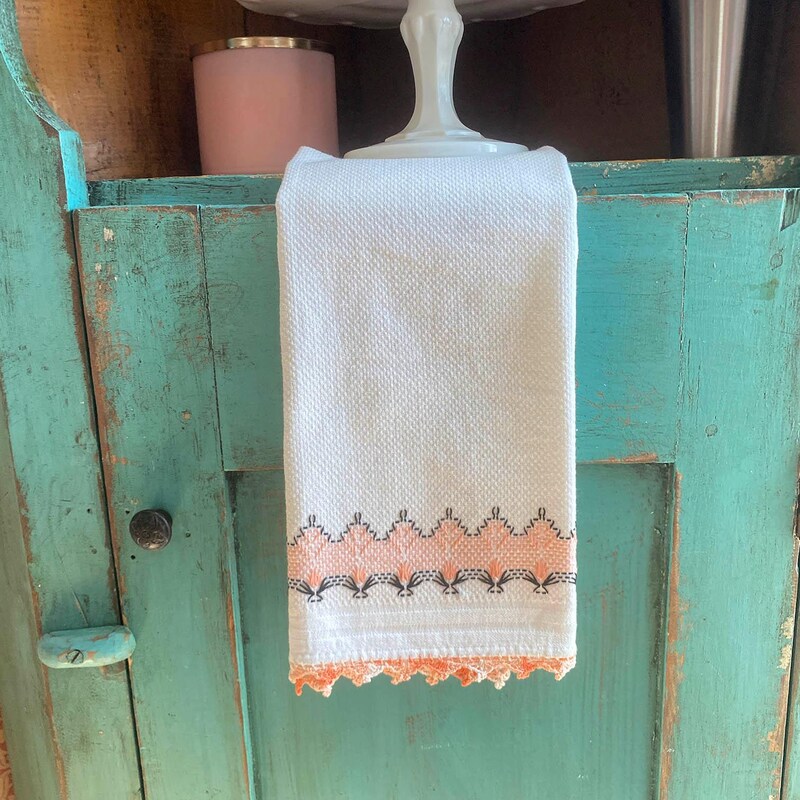 Art Deco Hand Towels - Etsy