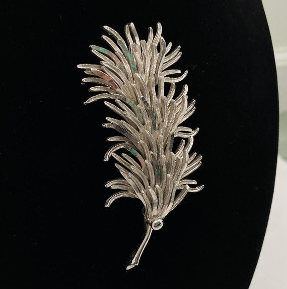 Vintage Coro Exploding Firework Brooch - Shimmeri… - image 7