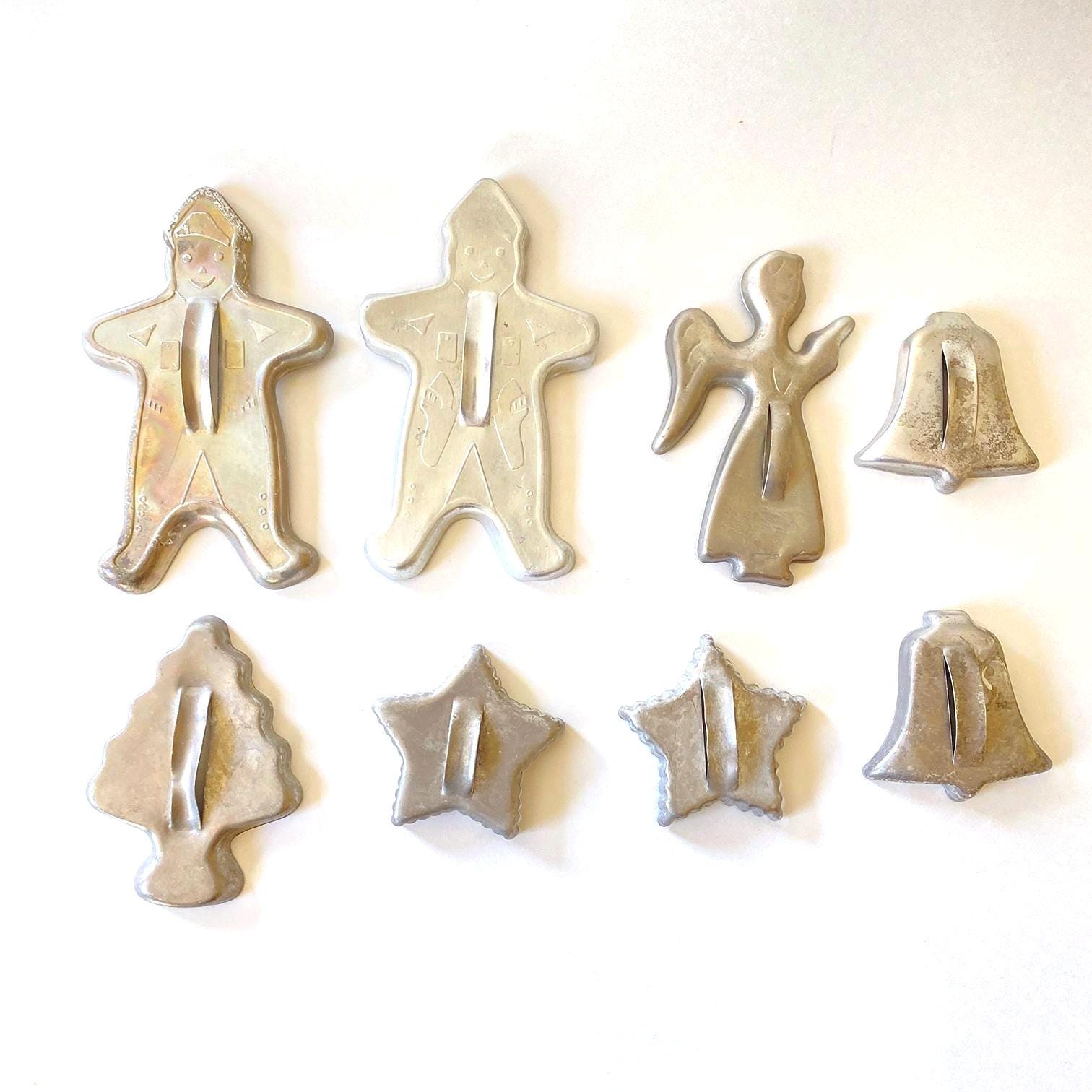 Gingerbread Man Cookie Cutters 3-Pc. Set Made in USA by Ann Clark, 2.9, 3.75, 5