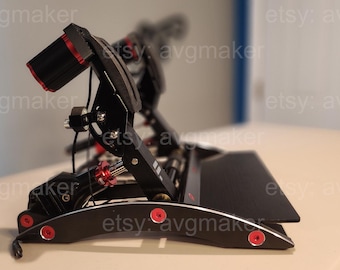 Fanatec ClubSport V3 Pedals Simagic P-HPR Haptic Reactor Mount Adapter **WITH EXTENDERS** - Installation Video Included