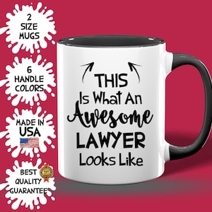 Awesome Lawyer Mug, Custom Lawyer Cup, Best Birthday Lawyer Gift, Lawyer Best Seller, Appreciation Lawyer, Unique Lawyer Idea for Gift