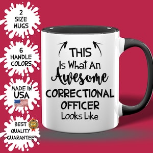 Awesome Correctional Officer Mug, Custom Correctional Officer Cup, Best Birthday Correctional Officer Idea, Correctional Officer Best Seller