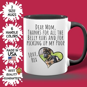 Dog Mom Mug, Personalized Dog Mom Mug, Personalized Dog Mom Gift From Dog, Mom Gift From Dog, Dog Mama Mug, Best Seller Dog Owner Gift
