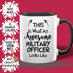 Awesome Military Officer Mug, Custom Military Officer Cup, Best Birthday Officer Idea, Military Officer Best Seller, Officer Appreciation